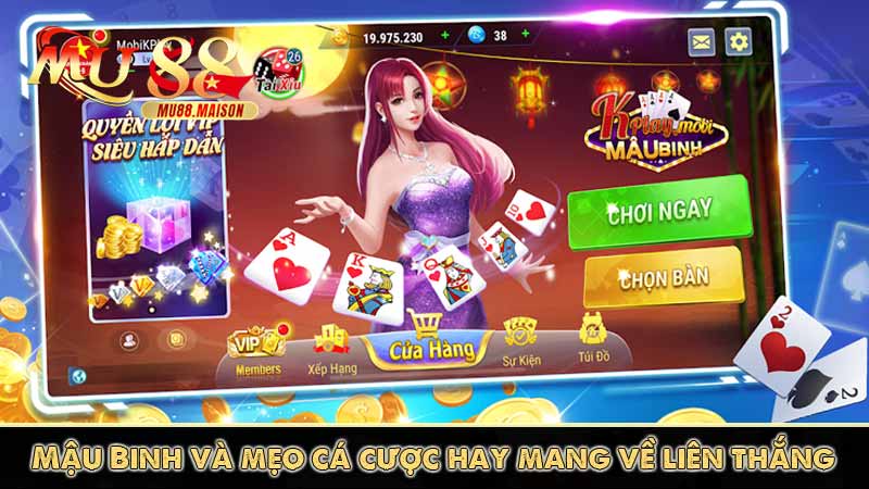 Mậu Binh và mẹo cá cược hay mang về liên thắng